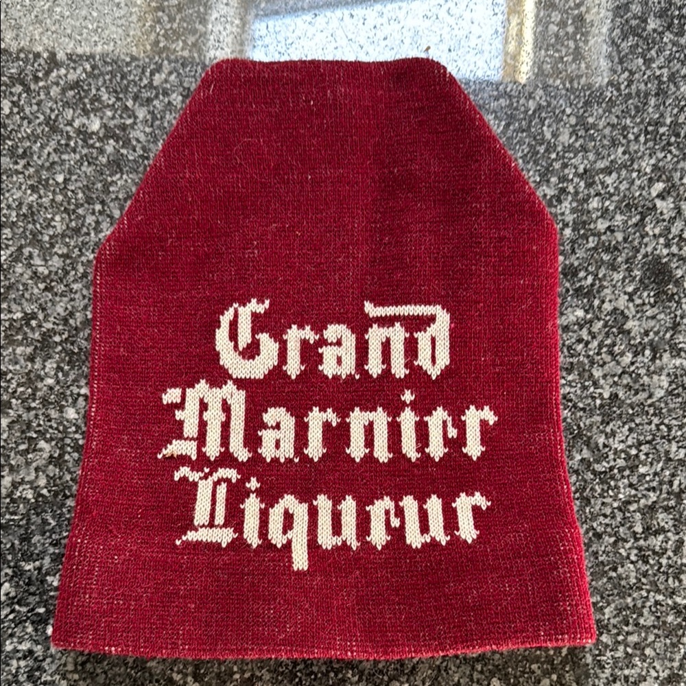 Vintage Grand Marnier Red Knit Hat